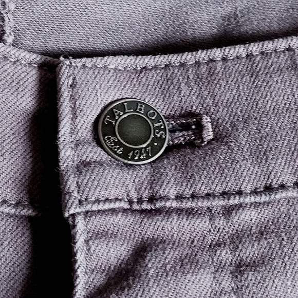 Talbots Woman's 10 Slate Gray Slim Ankle Talbots Jeans - Picture 4 of 4